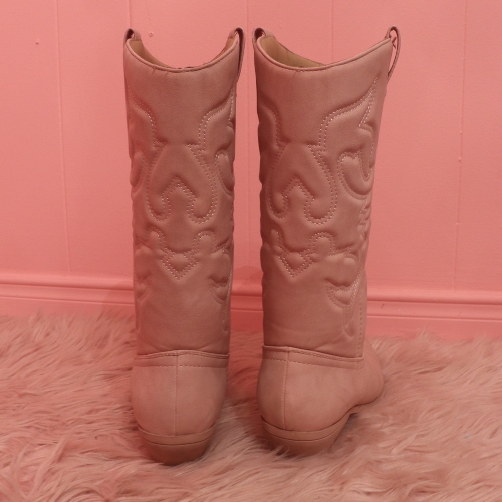 SODA Pink Western Boots - Picture 4 of 5